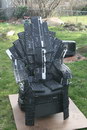thrones trone Trône de fer avec des claviers