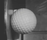 motion balle Balle de golf vs Plaque d'acier (Slow motion)
