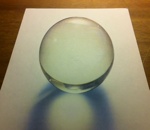 illusion Illusion avec une boule de cristal