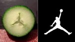 concombre logo Le logo Air Jordan dans un concombre