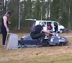 arrete motoneige Scooter des herbes