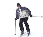 ski neige Ah bah c'est bien Nils
