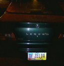 immatriculation voiture Acura Legend of Zelda