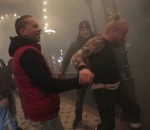 bboy dance Breakdance avec feu d'artifice