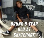 biere ivre skatepark Enfant ivre dans un skatepark