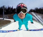 camera saut Saut à ski : où est fixée la caméra ?