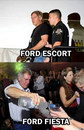 harisson Ford Escort et Ford Fiesta