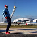 olympique jeu La grosse flamme olympique de Sochi