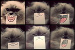 dessin papier Sourires de chat