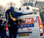 manifestation attaque Camionnette de BFMTV attaquée à Nantes
