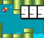 flappy bird jeu-video Score de 999 à Flappy Bird