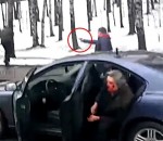 tir voiture pistolet Fusillade entre automobilistes en Russie (Road Rage)