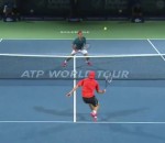 tennis point lob Superbe point de Federer à Dubaï