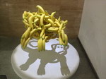 ombre singe banane Singe Banane