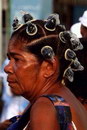 cheveux femme Bigoudi préservatif