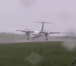 avion atterrissage Atterrissage d'un avion par vents forts