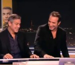 comedie journal Dujardin et Clooney font les pitres au 20h de TF1