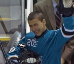 maladie sharks Une équipe de hockey réalise le rêve d'un fan mourant