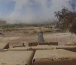 camera gopro Dans un char de combat de l'armée syrienne