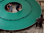 ronde table Tournante au ping-pong