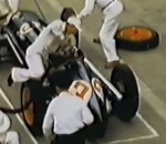 stand Arrêt au stand en F1 en 1950 vs aujourd'hui
