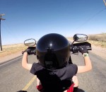 moto papa Un enfant de 6 ans conduit une Harley
