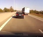 road Un chauffard percute volontairement une camionnette