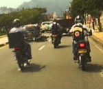 moto voiture collision Motard Imprudent (Instant Karma)