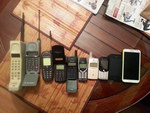 recent 30 ans de téléphones portables