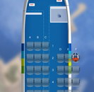 exterieur Réservation en ligne avec sièges d'avion à l'extérieur