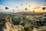 montgolfiere Montgolfières à Cappadoce en Turquie