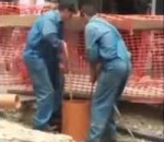 canalisation envers Inspection des canalisations en Roumanie