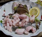 grenouille restaurant Sashimi de grenouille