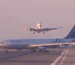 avion aeroport atterrissage Deux avions se frôlent à l'aéroport de Barcelone El-Prat