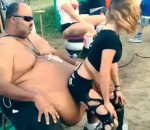 obese homme femme Fat Lap Dance