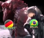 football coupe parodie Le parcours de l'Allemagne pendant la coupe du monde 
