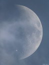 lune L'ISS passe devant la Lune