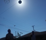 eclipse soleil Eclipse avec un ballon de basket