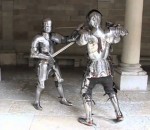 combat epee reconstitution Le combat en armure au XVe siècle
