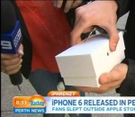 acheteur interview Le premier acheteur de l'iPhone 6 fait tomber son téléphone