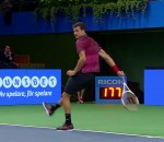 tennis Grigor Dimitrov enchaîne deux jolis points (Open de Stockholm 2014)