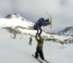 five envers High-five acrobatique en ski