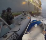 bateau percuter marine Incident entre Greenpeace et la marine espagnole