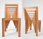 illusion optique chaise Chaise infinie