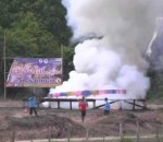 circulaire fusee Tir de fusée en Thaïlande