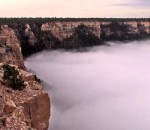 inversion couche Un nuage dans le Grand Canyon
