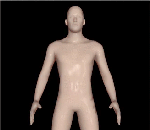 gif 3d Un homme sort de l'écran (Effet 3D)