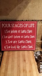 vie Les 4 étapes de la vie (version Père Noël)