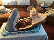 bateau requin lit Lit bébé version « Les dents de la mer »