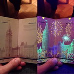 lumiere Le passeport canadien sous la lumière noire